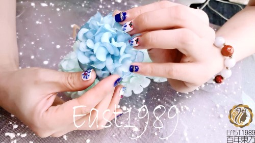  青花美甲怎么做？保定東方技工學(xué)校教你巧做美甲！