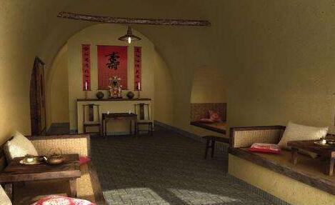 中國古老的建筑——窯洞民居！天津建筑學(xué)校正在講解