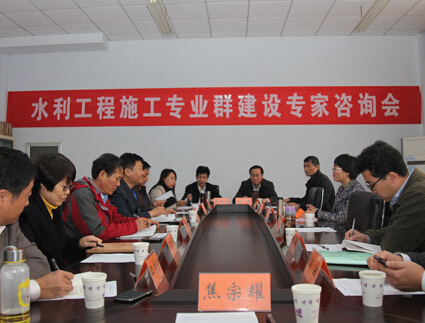 我院召開水利工程施工專業(yè)群建設專家咨詢會